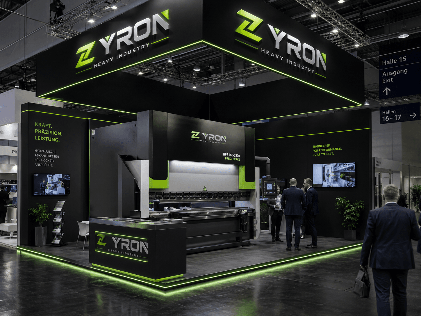 Precision on the show floor.